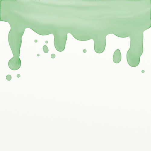 Dripping Green Paint