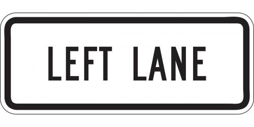 drive left lane