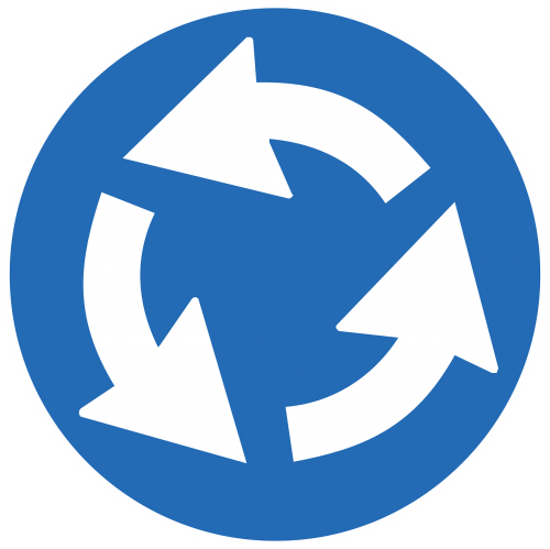 drive car roundabout