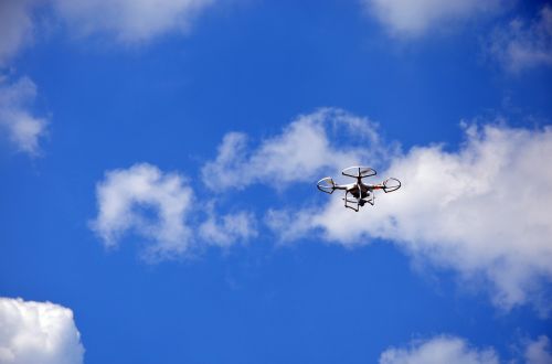 drone sky clouds