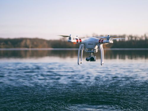 drone camera clouds