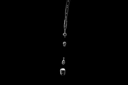 drop water black