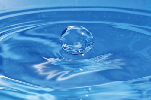 drop  blue  liquid