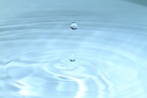 drop macro water