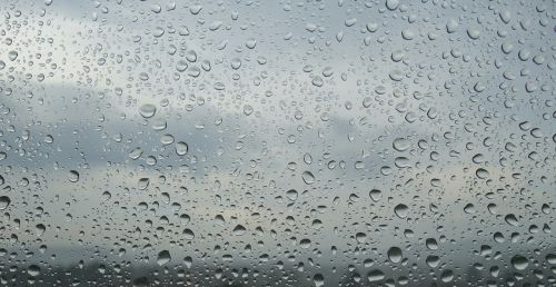 drop of water window rain