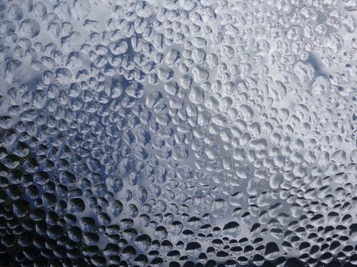 drop of water condensation pattern