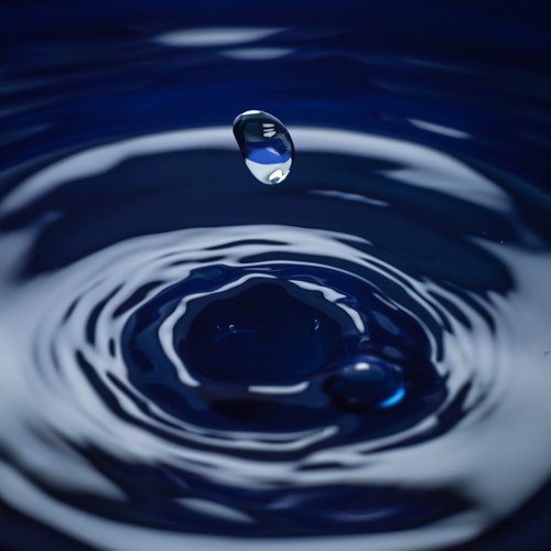 drop of water  circle  water