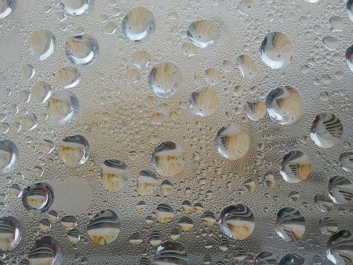 drop of water condensation wet