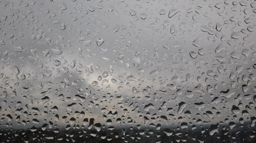 drop of water window rain