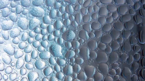 drop of water condensation pattern