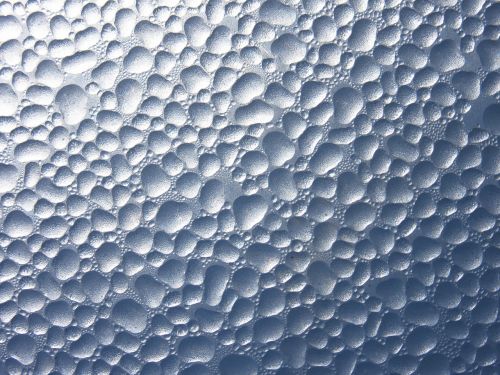 drop of water condensation fractal