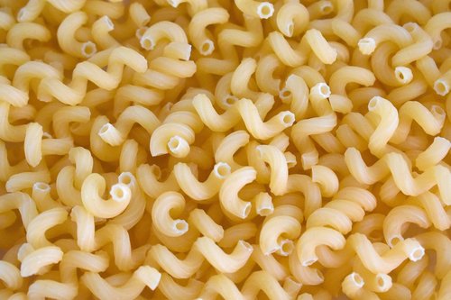 dry pasta  screw pasta  tubes