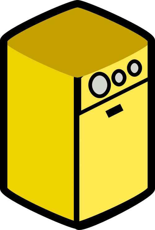 dryer appliance yellow