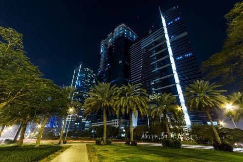 dubai city night