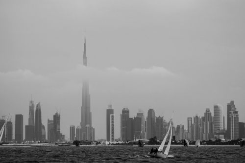 dubai seashore burj khalifa