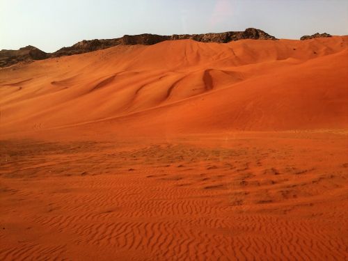 dubai desert safari rock