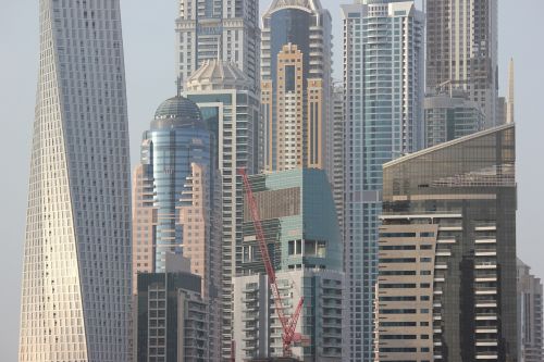 dubai big city skyscraper
