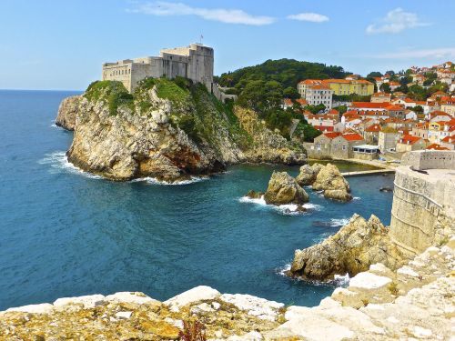 dubrovnik coast seascape