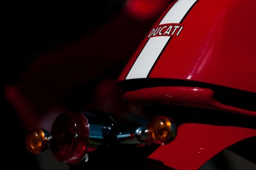 ducati details red