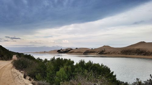 dune river sand beach