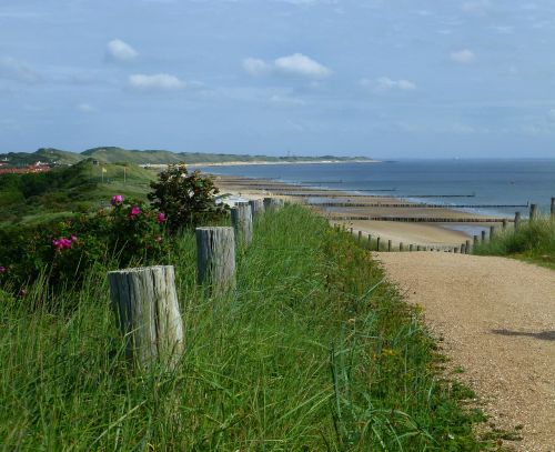 dune landscape north sea sand beach