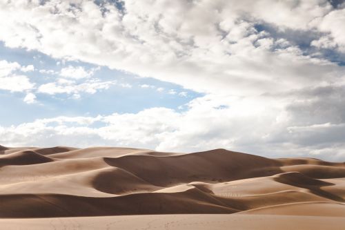 dunes desert hot