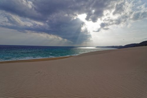dunes sea sun