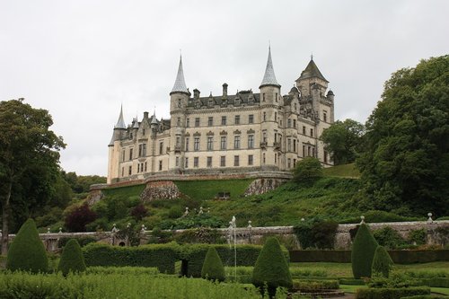 dunrobin castle  scotland  old