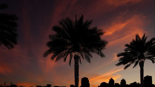 dusk dubai sky