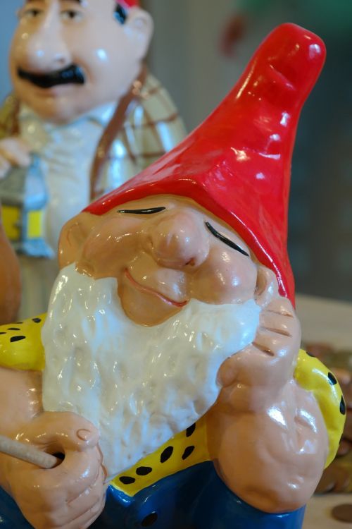 dwarf garden gnome figure