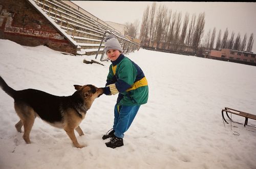 Girl With Dogs