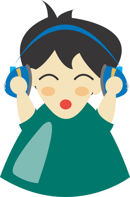 earphones sound boy