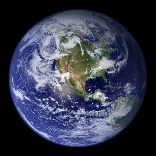 earth blue planet globe