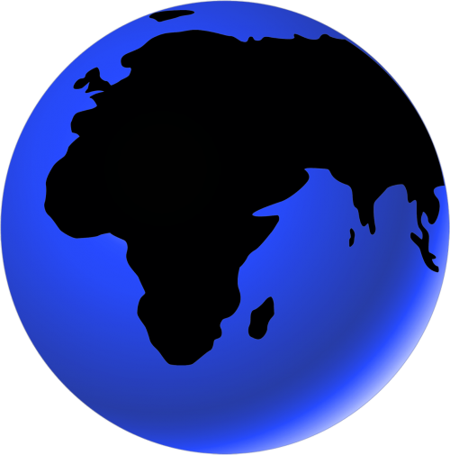 earth globe africa