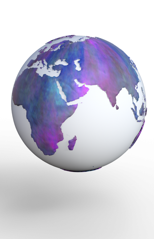 earth globe colorful