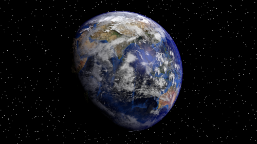 earth rotation world