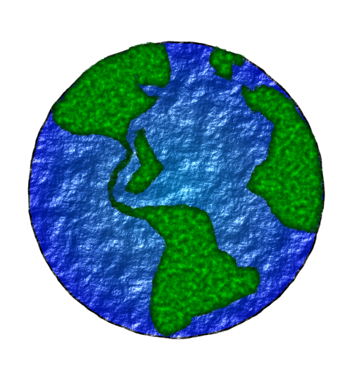earth globe green