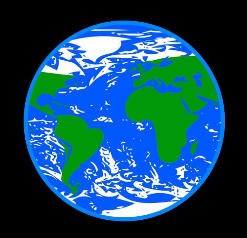 earth planet illustration