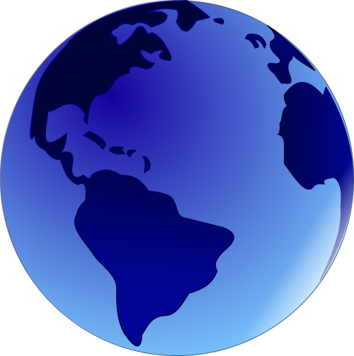 earth blue globe
