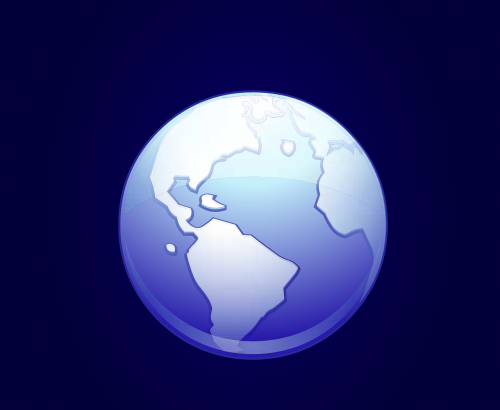 earth blue planet globe