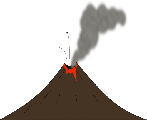 earth smoke volcano
