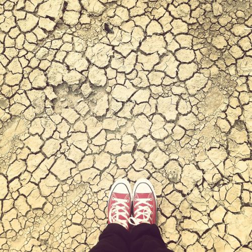 earth drought the ground cracked
