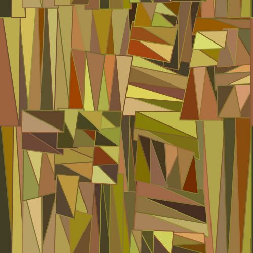 earth tones geometric shapes