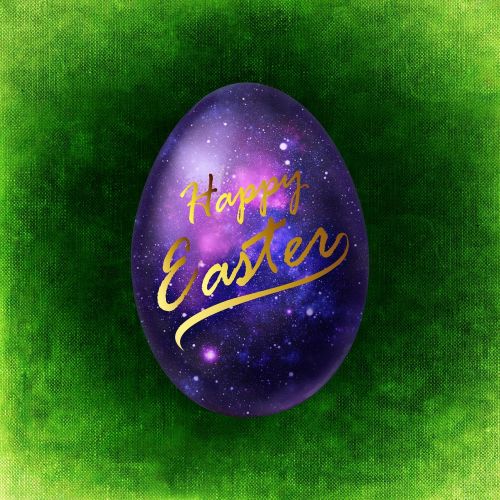 easter greeting card happy easter