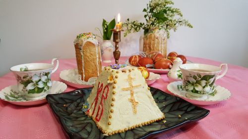 easter easter cake candle