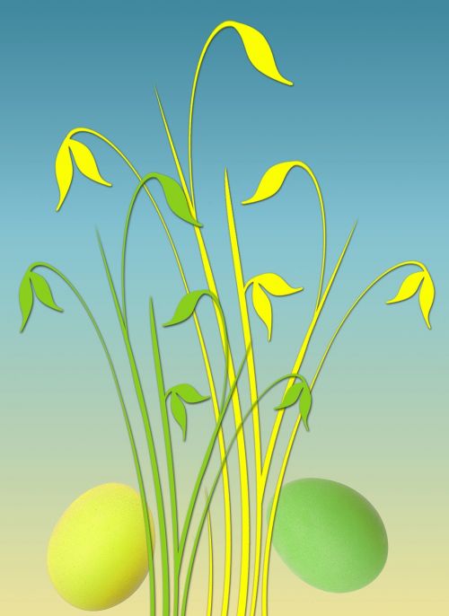 easter plant graphic