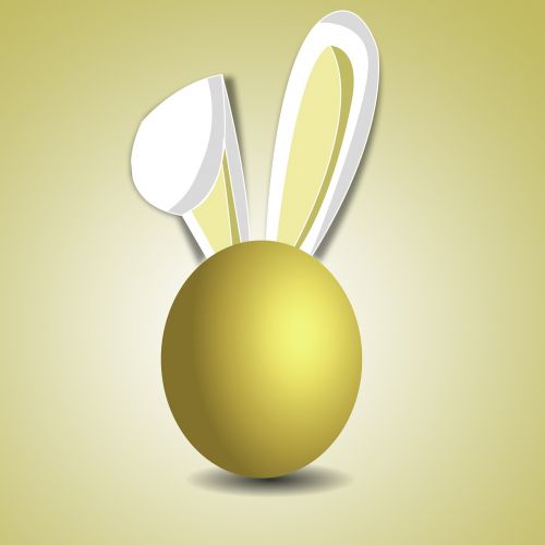 easter egg bunny ears hare