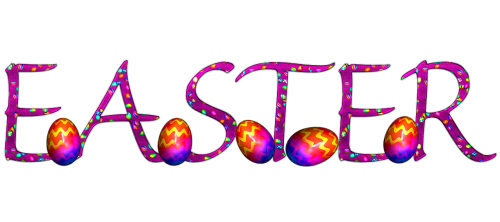 easter letters background