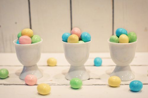 easter candy pastels