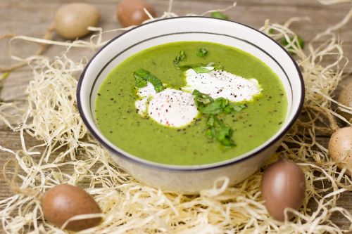 easter soup green